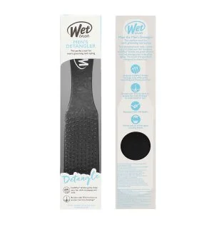 Wet Brush Men's Detangler escova de cabelo Couro Preto