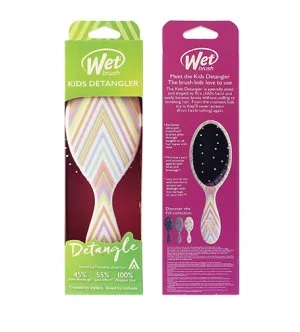Wet Brush Kids Detangler escova de cabelo Chevron