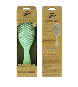 Wet Brush Go Green Treatment & Shine Brush escova de cabelo Tea Tree