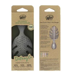 Wet Brush Go Green Mini Detangler escova de cabelo Grey