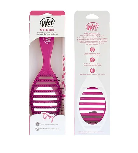 Speed Dry escova de cabelo Pink