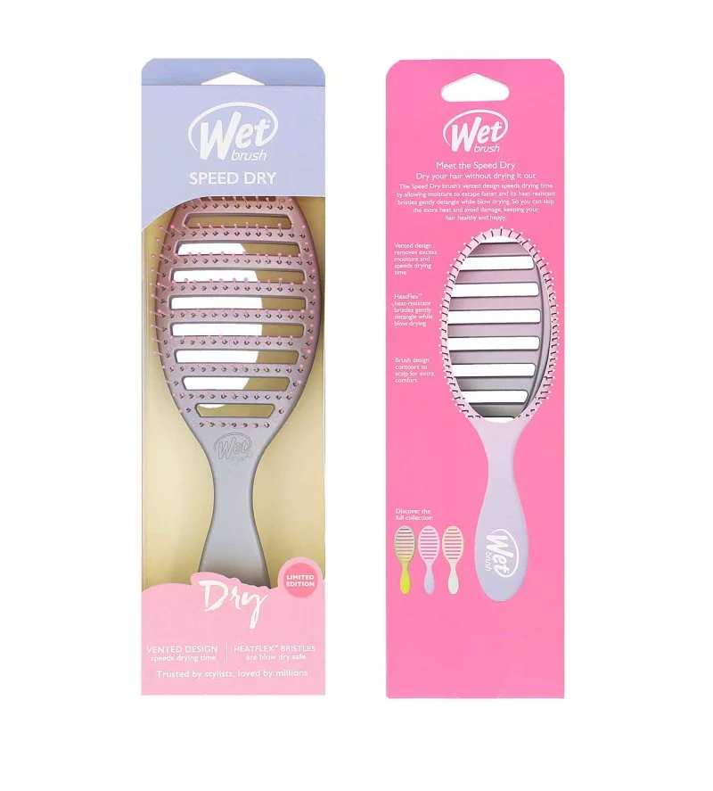 Speed Dry Feel Good escova de cabelo Ombre - Rosa/Roxo