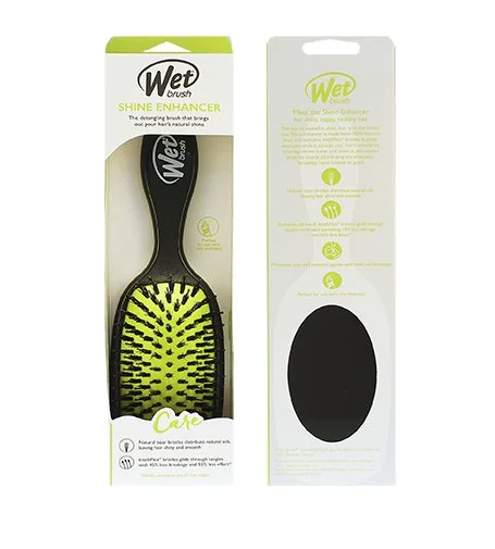 Shine Enhancer escova de cabelo Black