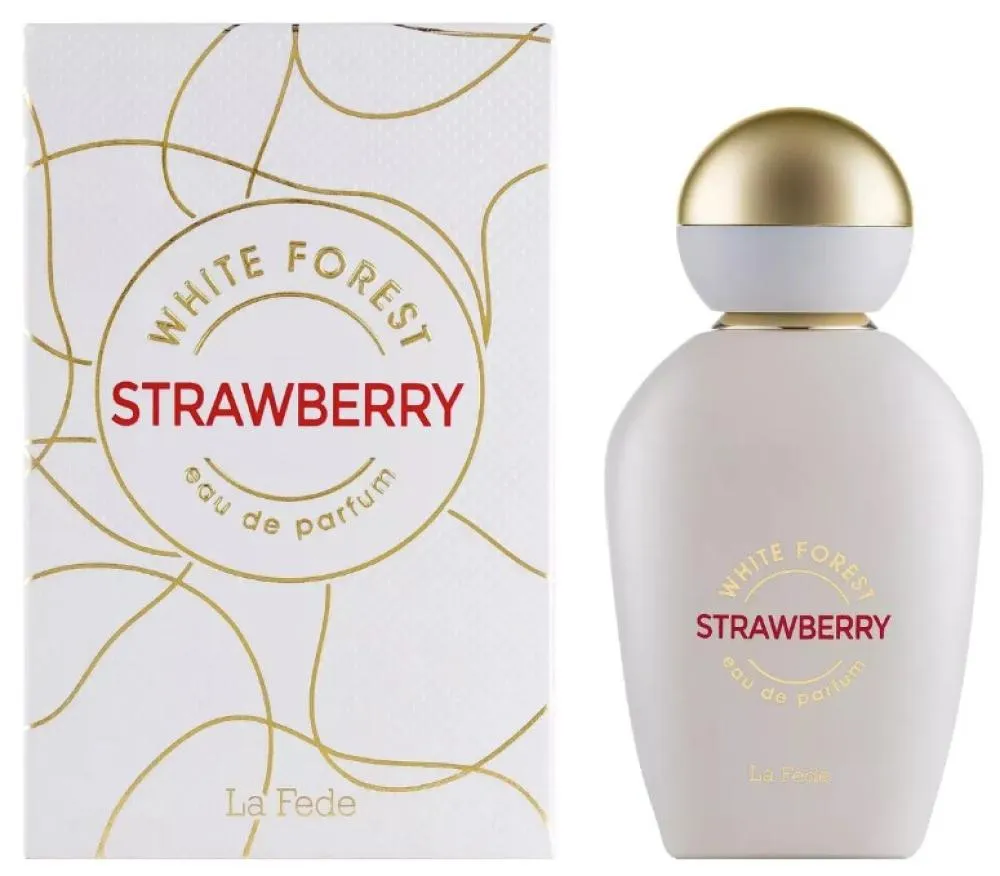 White Forest Strawberry eau de parfum para mulheres 100 ml