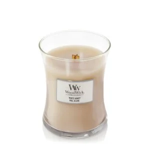 WoodWick White Honey vela perfumada com pavio de madeira 275 g