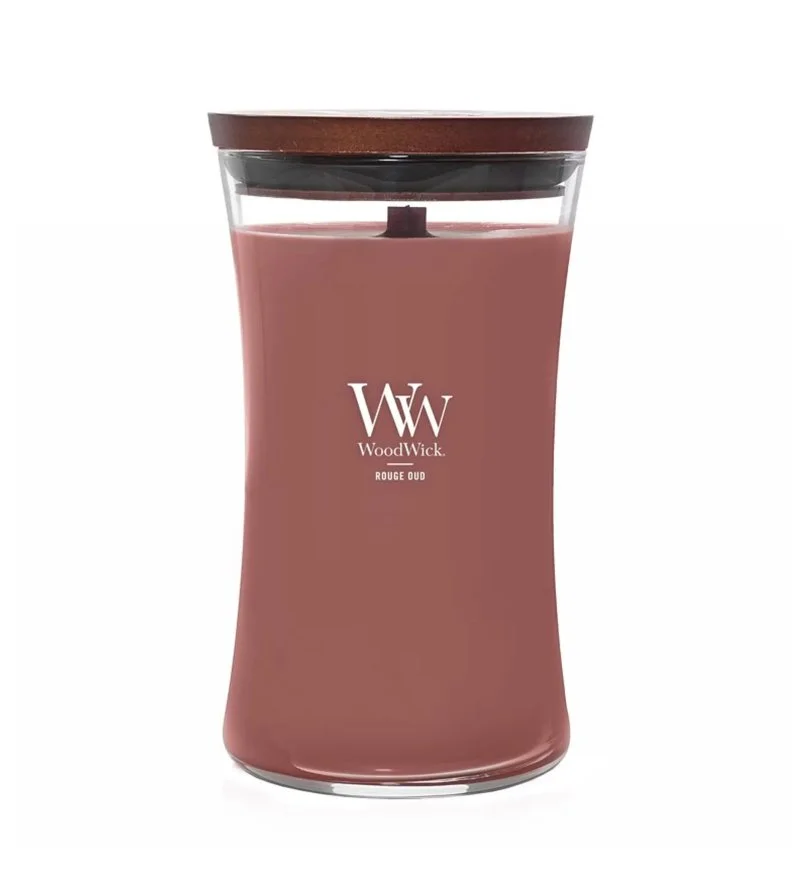 Rouge Oud vela perfumada com pavio de madeira 609,5 g