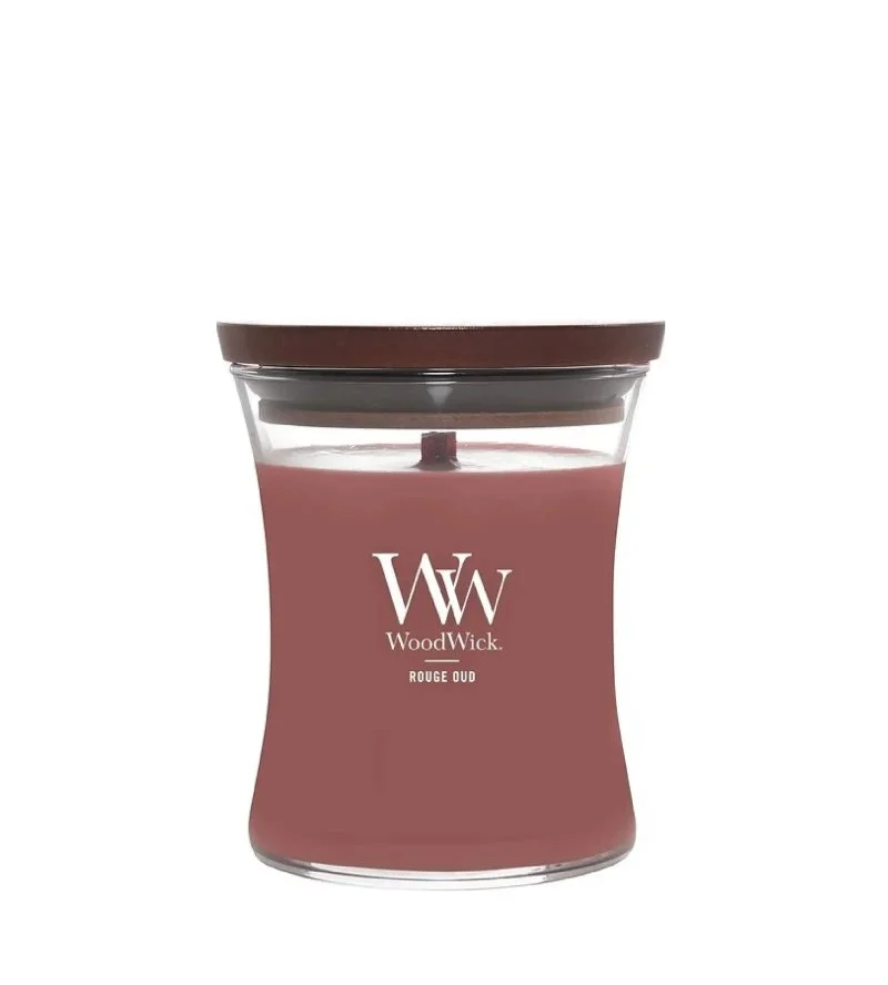 Rouge Oud vela perfumada com pavio de madeira 275 g