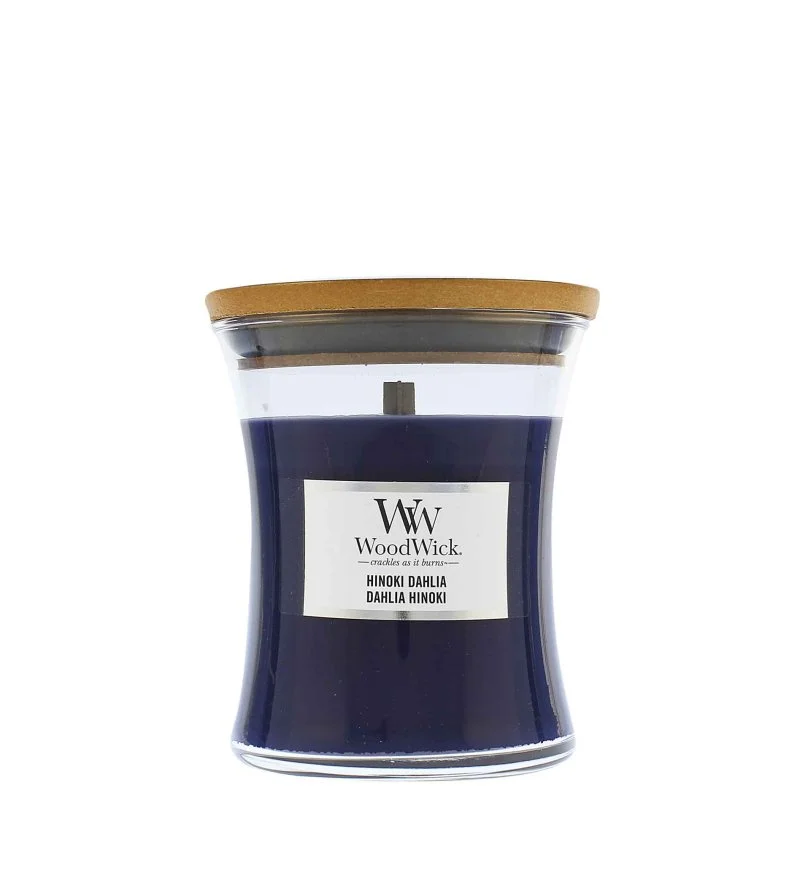 Hinoki Dahlia vela perfumada com pavio de madeira 275 g
