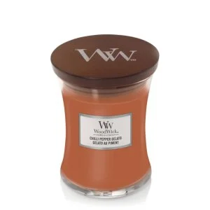 WoodWick Chilli Pepper Gelato vela perfumada com pavio de madeira 275 g