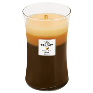 Vela perfumada WoodWick Café Sweets com pavio de madeira 609,5 g