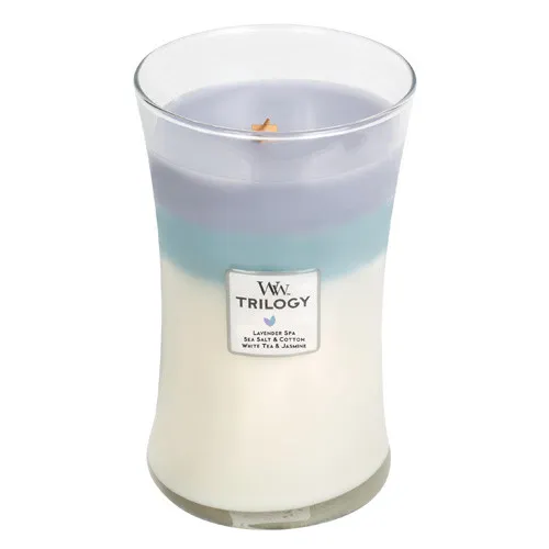 Vela perfumada WoodWick Calming Retreat com pavio de madeira 609,5 g