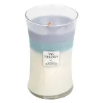 Vela perfumada WoodWick Calming Retreat com pavio de madeira 609,5 g