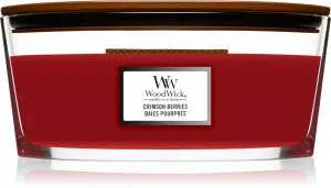 Vela perfumada WoodWick Crimson Berries com pavio de madeira 453,6 g