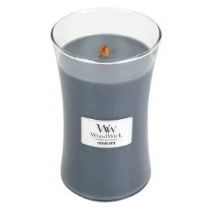 WoodWick Evening Onyx vela perfumada com pavio de madeira 609,5 g