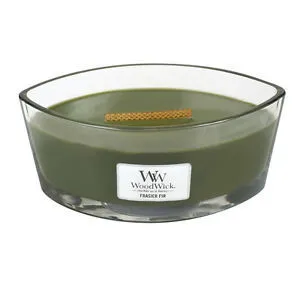 Vela perfumada WoodWick Frasier Fir com pavio de madeira 453,6 g