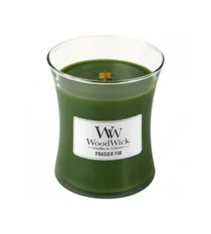 WoodWick Frasier Fir vela perfumada com pavio de madeira para mulheres