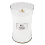 Vela perfumada WoodWick Island Coconut com pavio de madeira 609,5 g