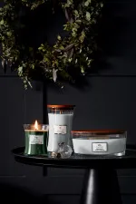 Vela perfumada WoodWick Magnolia Birch com pavio de madeira 453,6 g