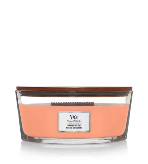 Vela perfumada WoodWick Manuka Nectar com pavio de madeira 453,6 g