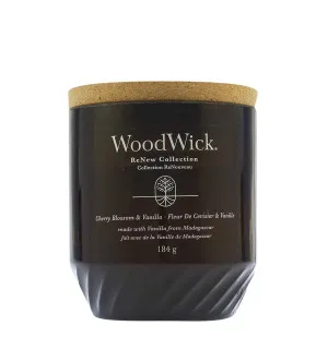 Vela WoodWick ReNew Cherry Blossom & Vanilla média 184 g