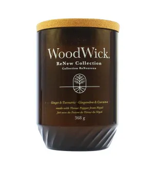 WoodWick ReNew Ginger & Turmeric vela grande 368 g