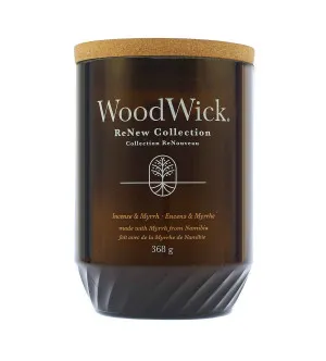 Vela WoodWick ReNew Incense & Myrrh grande 368 g