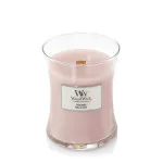 Vela perfumada WoodWick Rosewood com pavio de madeira 275 g