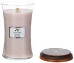 Vela perfumada WoodWick Rosewood com pavio de madeira 275 g