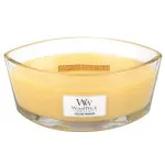 Vela perfumada WoodWick Seaside Mimosa com pavio de madeira 453,6 g