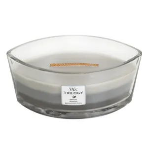 Vela perfumada WoodWick Warm Woods com pavio de madeira 453,6 g