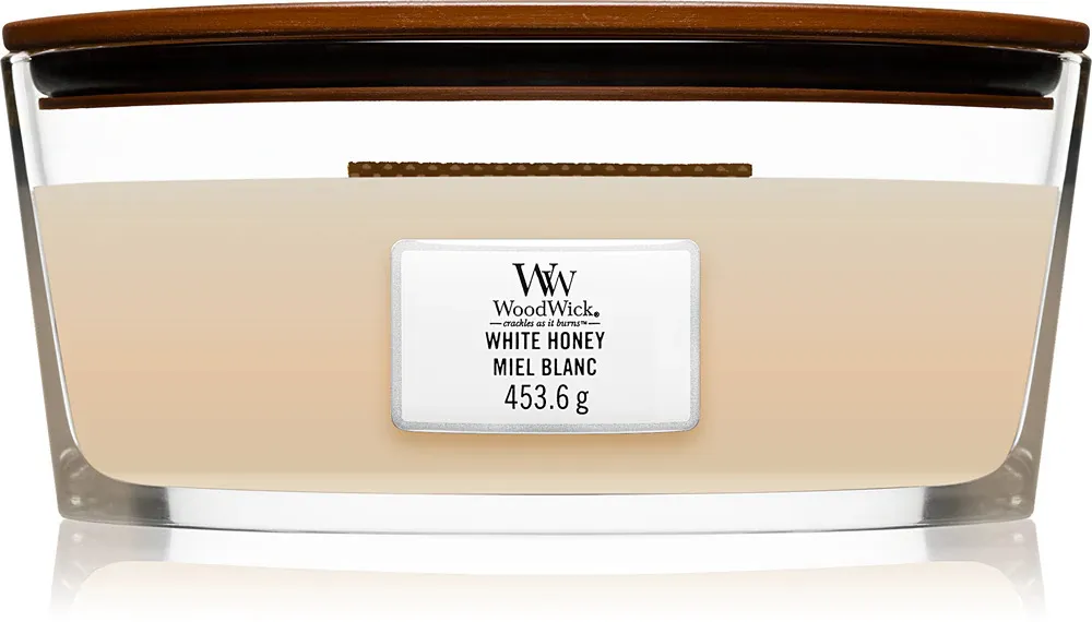 Vela perfumada WoodWick White Honey 453,6 g