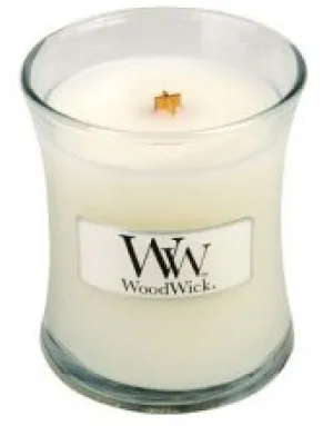 WoodWick White Tea & Jasmine vela perfumada com pavio de madeira para mulheres