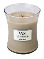 Vela perfumada WoodWick Wood Smoke com pavio de madeira 275 g