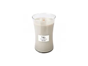 Vela perfumada WoodWick Wood Smoke com pavio de madeira 609,5 g