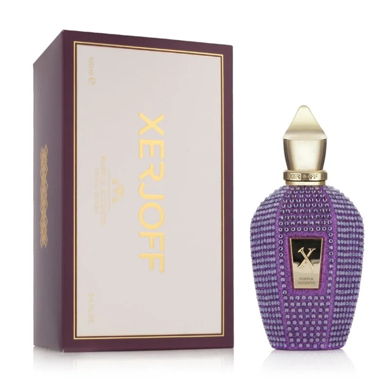 " V " Purple Accento Crystal Edition eau de parfum unissexo 100 ml