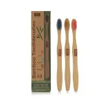 Oral Care Escova de dentes de bambu macia 3 unid.