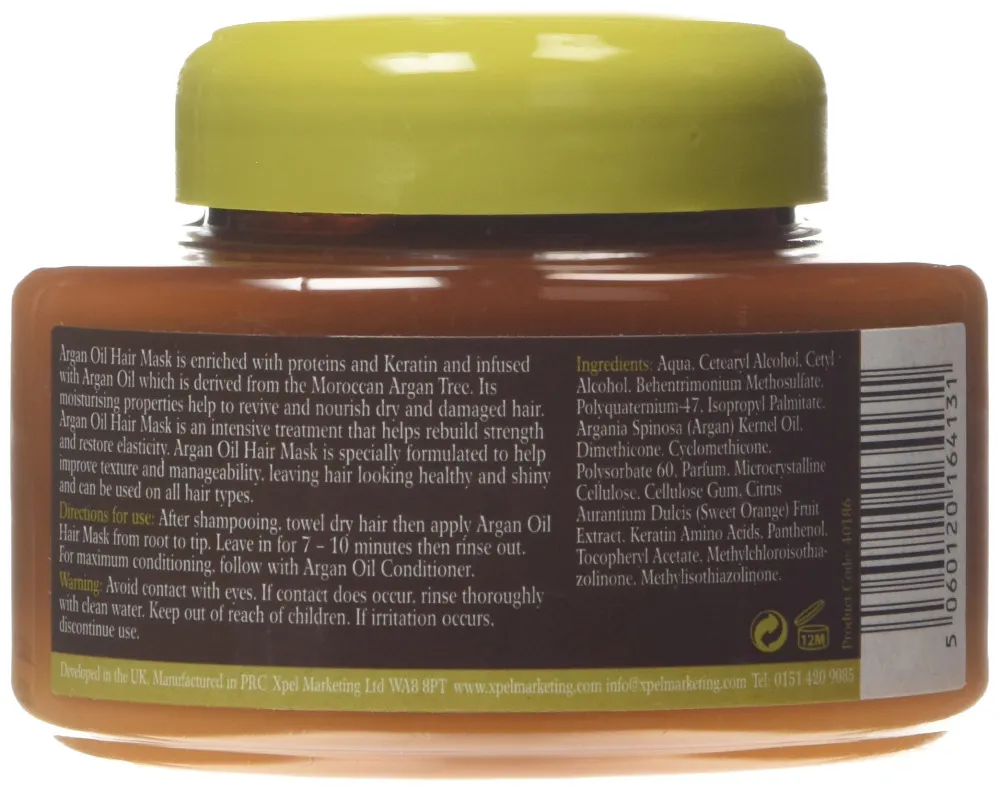 Argan Oil máscara capilar nutritiva com óleo de argão 220 ml