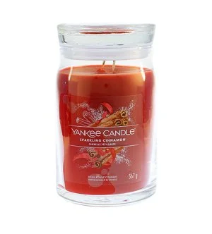 Yankee Candle Sparkling Cinnamon vela perfumada grande 567 g