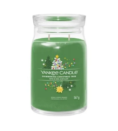Shimmering Christmas Tree vela grande 567 g