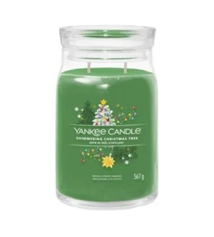 Yankee Candle Shimmering Christmas Tree vela grande 567 g