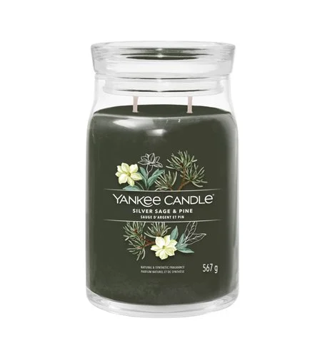 Silver Sage & Pine vela perfumada grande 567 g