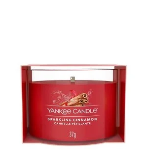 Yankee Candle Sparkling Cinnamon vela votiva em vidro 37 g