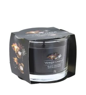 Yankee Candle Black Coconut vela votiva em vidro 37 g