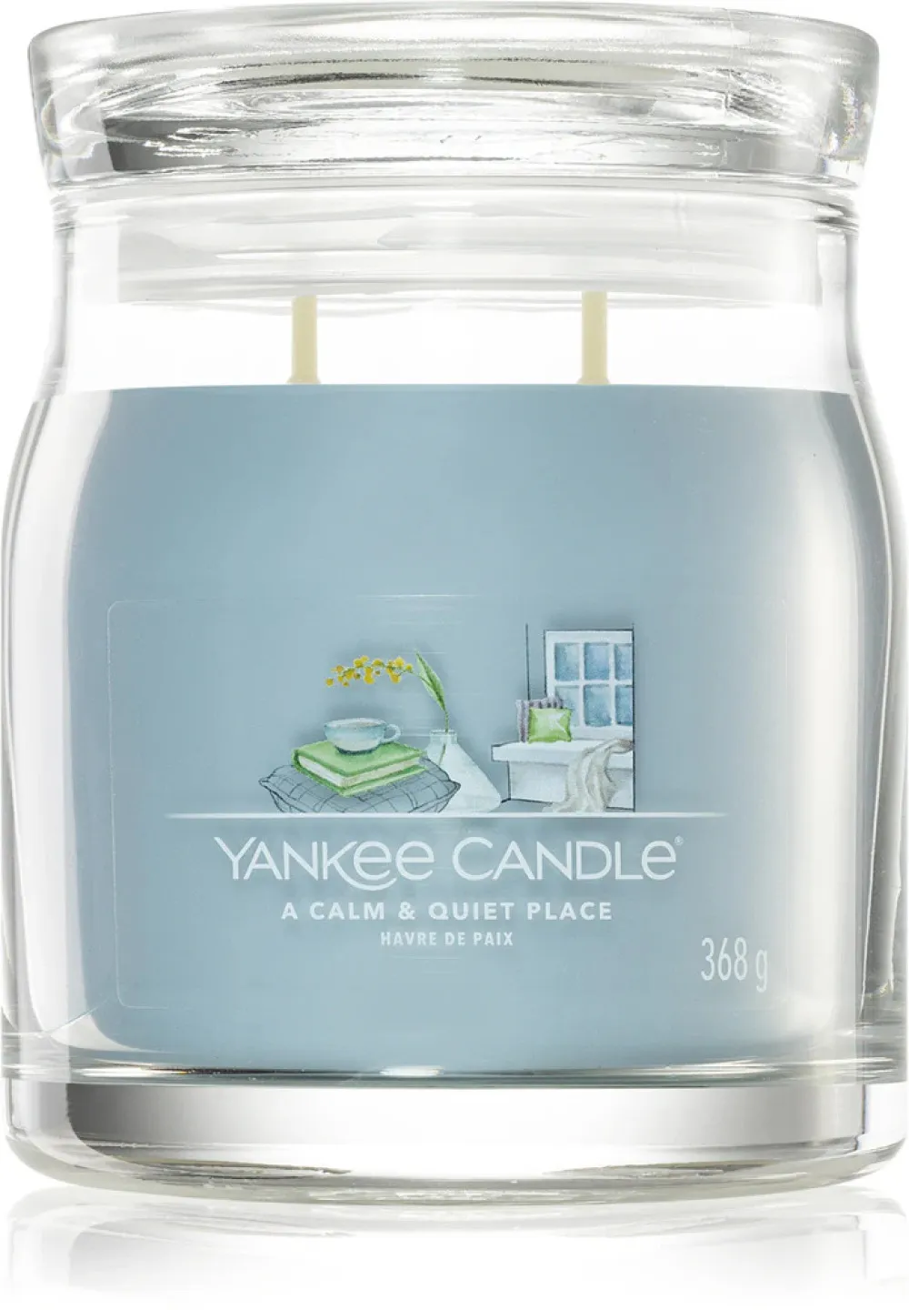 Vela Yankee Candle A Calm & Quiet Place assinatura médio 368 g