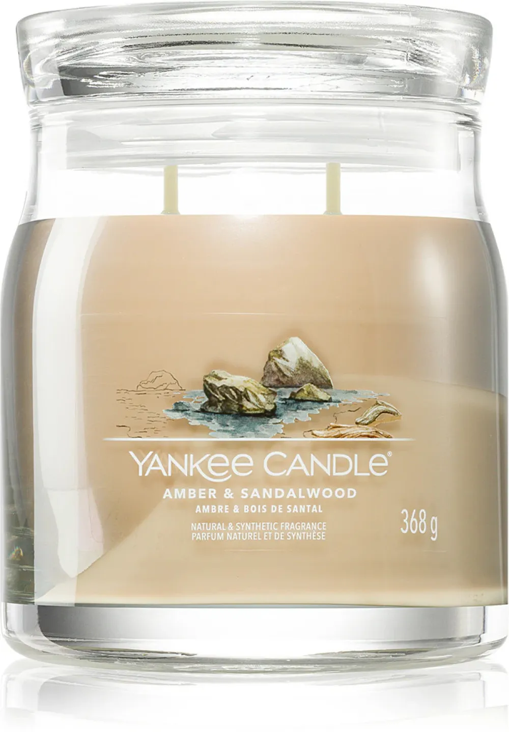Vela Yankee Candle Amber & Sandalwood Signature grande 567 g