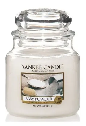 Vela perfumada Yankee Candle Baby Powder 411 g