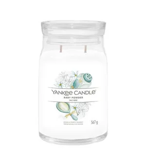 Yankee Candle Baby Powder assinatura vela grande 567 g