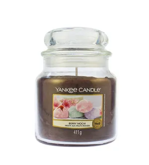 Yankee Candle Berry Mochi vela perfumada 411 g