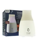Difusor de aroma ultrassônico Yankee Candle Black Cherry e óleo perfumado Yankee Candle Black Cherry ultrazvukový aroma difuzér a vonný olej
