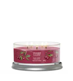 Yankee Candle Black Cherry signature tumbler 5 pavios 340 g